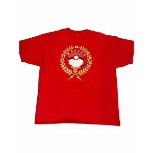 Pokémon Masters Graphic T-Shirt – Red – Size XL – Rare Design